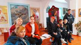 Конкурс церковного пения среди воспитанников воскресной школы в Теплоключенке